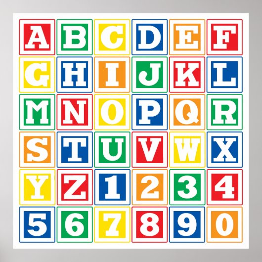 Poster Blocs ABC (Devant)