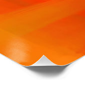 Poster Blocs Abstraits Orange et Or Radieux (Coin)
