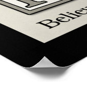 Poster Blocs de construction de HOPE (avec bordure) (Coin)