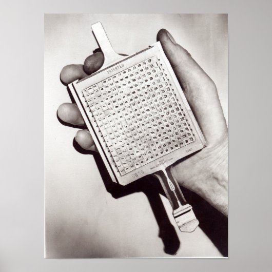 Poster Blocs de type (Devant)