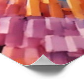 Poster Blocs dynamiques : Une composition géométrique jou (Coin)