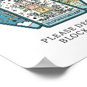 Poster Blocs Frameable Baby shower Tarot pour bébé (Coin)