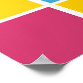 Poster Blocs géométriques au printemps (Coin)