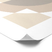 Poster Blocs Géométriques Doux – Composition de superposi (Coin)