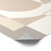 Poster Blocs Géométriques Doux – Simples et Élégants (Coin)