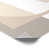 Poster Blocs Géométriques Doux – Simples et Élégants (Coin)