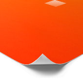 Poster Blocs orange (Coin)