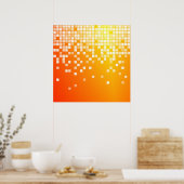 Poster Blocs orange (Cuisine)