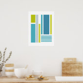 Poster Blocs & Rayures 4 (Cuisine)