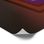 Poster Bloedmaanblauw (Hoek)