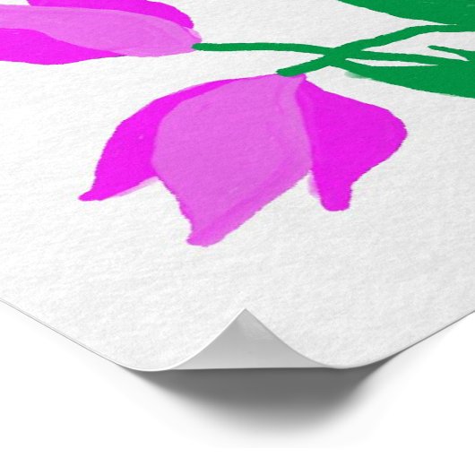 Poster bloemen (Hoek)