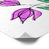 Poster bloemen (Hoek)