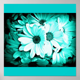 Poster-bloemen-Geschilderde Bloemen 15 Poster