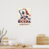 Poster "Bloha" Liteiny Theatre Soviet Union 1926 (Cuisine)