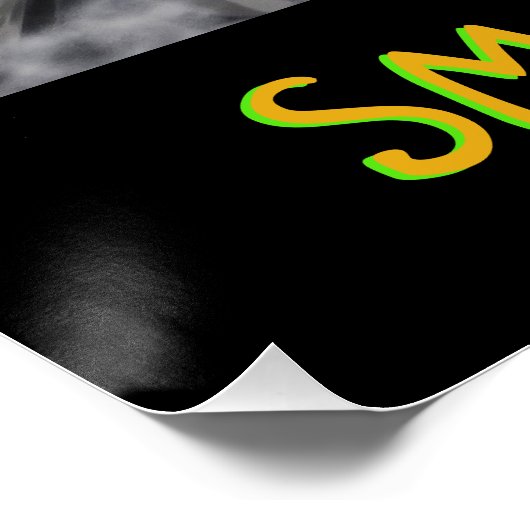 Poster Blond chaud fumé (Coin)