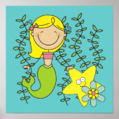 Poster Blond Mermaid (Devant)