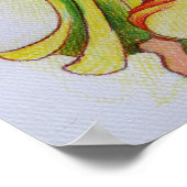 Poster Blonde Belly Dancer Sketch (Coin)