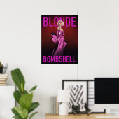 Poster Blonde Bombshell (Bureau à domicile)