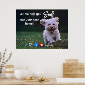 Poster blonde de l'immobilier à la maison votre prochain  (Cuisine)