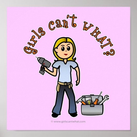 Poster Blonde Do-It-Yourself Diva (Devant)