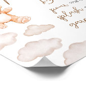 Poster Blonde Ours Brown Bearly Wait Maman Osa Bar (Coin)