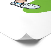 Poster Blonde Tennis Girl (Coin)