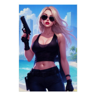 Poster Blondie Bangs