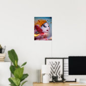 Poster "Blondie et moi" (Bureau à domicile)