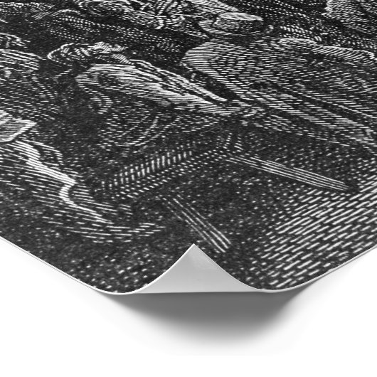 Poster Blondin à Shoreditch (Coin)