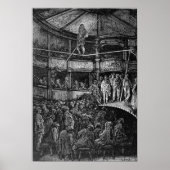 Poster Blondin à Shoreditch (Devant)