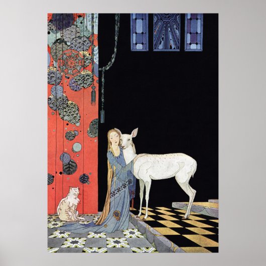 Poster Blondine par Virginia Frances Sterrett (Devant)