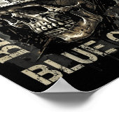 Poster Blood Sweat Profanity Construction Worker Skull Bl (Coin)