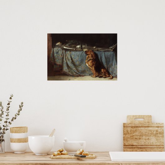 Poster Bloodhound du 19e siècle (Cuisine)