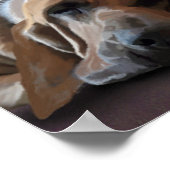 Poster Bloodhound Et Danseur De Ballet (Coin)