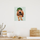 Poster Bloodhound Sherlock Holmes (Cuisine)