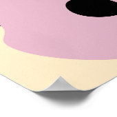 Poster Bloom minimal du pavot (Coin)