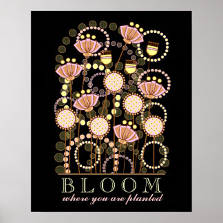 Poster BLOOM où vous êtes planté