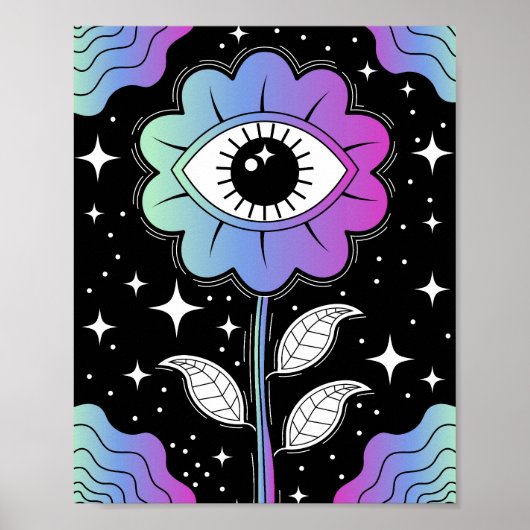 Poster Bloom psychédélique (Devant)