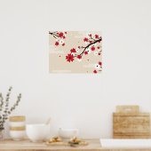 Poster Blooming flowers (Cuisine)