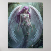 Poster Blooming Forest Angel (Devant)