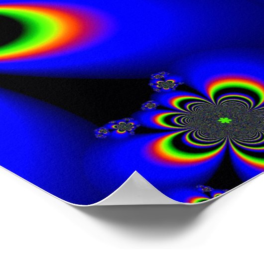 Poster Blooms géométriques (Coin)