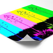 Poster Blooms multicolores inspirés (Coin)