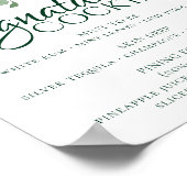 Poster Blooms rustiques | Terracotta Marsala Signature Bo (Coin)