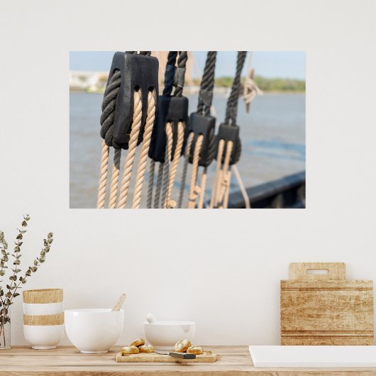 Poster Bloquer Et Attaquer Un Navire (Cuisine)