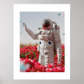 Poster Blossom & Astronaut (Devant)