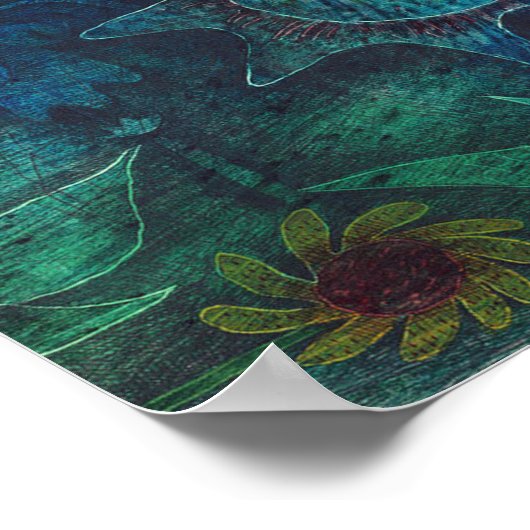 POSTER BLOSSOM DANS LA NUIT (Coin)