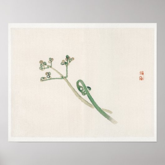 Poster Blossom de Kōno Bairei (1844-1895) (Devant)