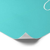Poster Blossom Pop Aqua (Coin)