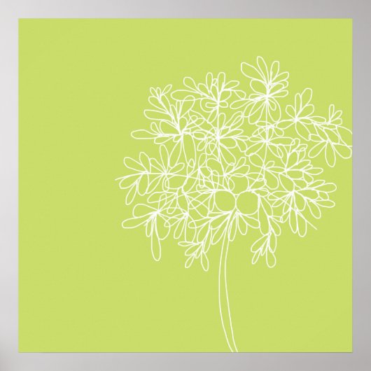 Poster Blossom Pop Citron (Devant)