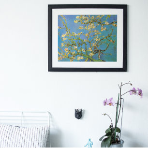 Poster Blossoming Almond Tree by Vincent van Gogh